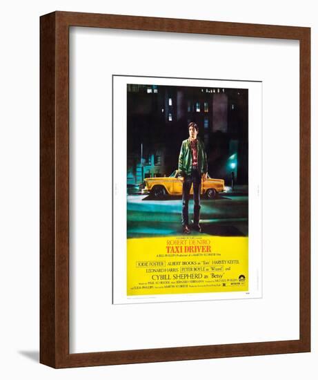 Taxi Driver, Robert De Niro, 1976-null-Framed Art Print