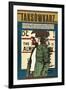 Taxi Driver, Robert De Niro on Polish Poster Art, 1976-null-Framed Art Print