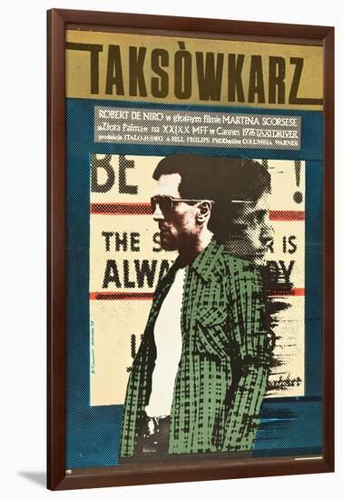 Taxi Driver, Robert De Niro on Polish Poster Art, 1976-null-Framed Art Print