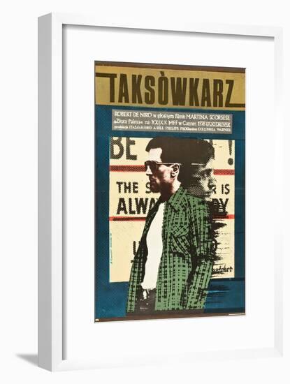 Taxi Driver, Robert De Niro on Polish Poster Art, 1976-null-Framed Art Print