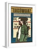 Taxi Driver, Robert De Niro on Polish Poster Art, 1976-null-Framed Art Print