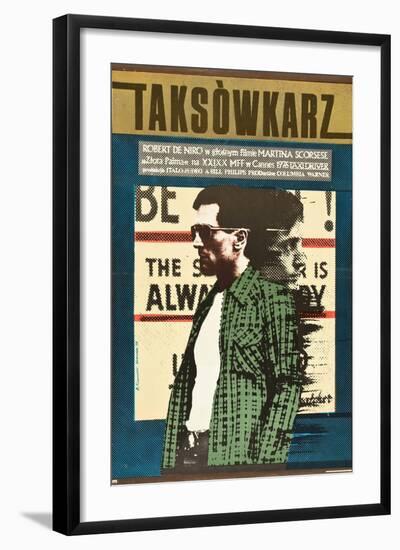 Taxi Driver, Robert De Niro on Polish Poster Art, 1976-null-Framed Art Print