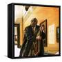 Taxi Driver Stealing Goya's Portrait of Wellington-Andrew Howat-Framed Stretched Canvas