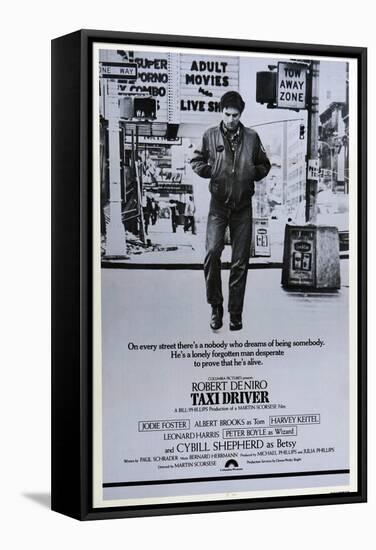 Taxi Driver-null-Framed Stretched Canvas