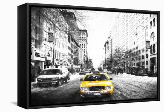 Taxi Express-Philippe Hugonnard-Framed Stretched Canvas