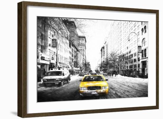 Taxi Express-Philippe Hugonnard-Framed Giclee Print