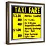 Taxi Fare, New York-Tosh-Framed Art Print