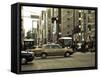 Taxi in Ginza, Tokyo, Japan-Jon Arnold-Framed Stretched Canvas