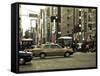 Taxi in Ginza, Tokyo, Japan-Jon Arnold-Framed Stretched Canvas