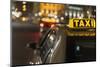 Taxi in Munich, Maximilansstrasse-Christine Meder stage-art.de-Mounted Photographic Print