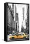 Taxi in New York-Philippe Hugonnard-Framed Stretched Canvas