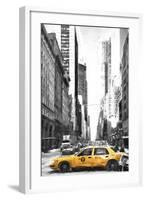 Taxi in New York-Philippe Hugonnard-Framed Giclee Print