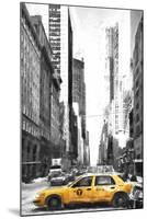 Taxi in New York-Philippe Hugonnard-Mounted Giclee Print
