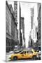 Taxi in New York-Philippe Hugonnard-Mounted Giclee Print