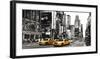 Taxi in Times Square, NYC-null-Framed Giclee Print