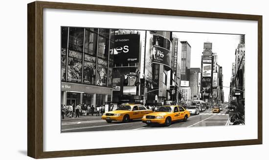 Taxi in Times Square, NYC-null-Framed Giclee Print