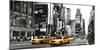 Taxi in Times Square, NYC-null-Mounted Giclee Print