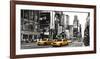 Taxi in Times Square, NYC-null-Framed Giclee Print