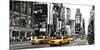 Taxi in Times Square, NYC-null-Mounted Giclee Print