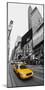 Taxi in Times Square, NYC-Vadim Ratsenskiy-Mounted Giclee Print