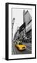 Taxi in Times Square, NYC-Vadim Ratsenskiy-Framed Giclee Print