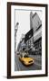 Taxi in Times Square, NYC-Vadim Ratsenskiy-Framed Giclee Print