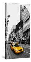 Taxi in Times Square, NYC-Vadim Ratsenskiy-Stretched Canvas