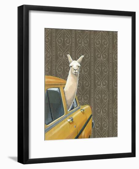 Taxi Llama-Jason Ratliff-Framed Giclee Print