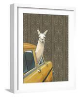 Taxi Llama-Jason Ratliff-Framed Giclee Print