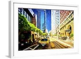 Taxi SF-Philippe Hugonnard-Framed Giclee Print