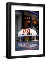 Taxi Sign, Paris, France, Europe-Neil Farrin-Framed Photographic Print