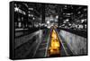 Taxi Timelapse NYC-null-Framed Stretched Canvas