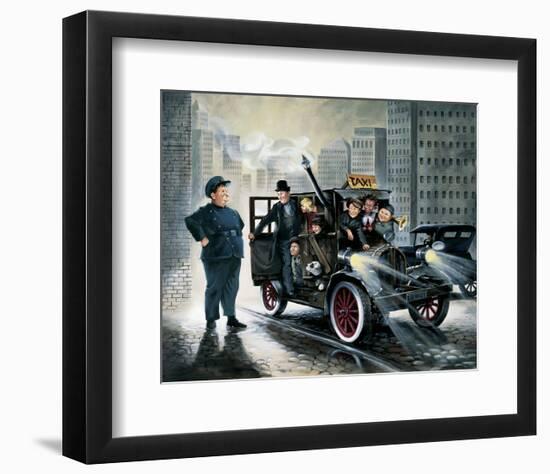 Taxi-Renate Holzner-Framed Art Print