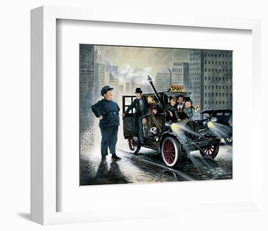 Taxi-Renate Holzner-Framed Art Print