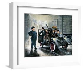 Taxi-Renate Holzner-Framed Art Print