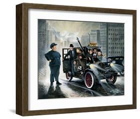 Taxi-Renate Holzner-Framed Art Print