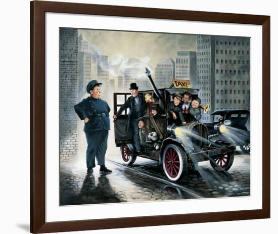 Taxi-Renate Holzner-Framed Art Print