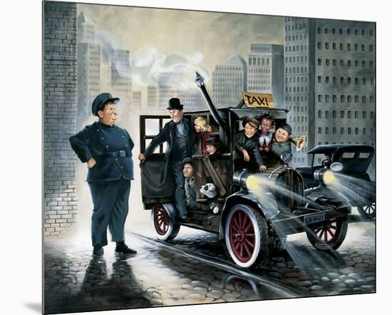 Taxi-Renate Holzner-Mounted Art Print