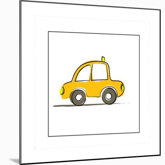 Taxi-null-Mounted Premium Giclee Print