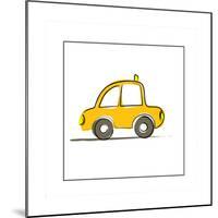 Taxi-null-Mounted Giclee Print