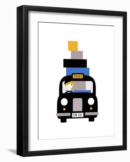 Taxi-Dicky Bird-Framed Premium Giclee Print