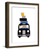 Taxi-Dicky Bird-Framed Giclee Print