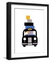 Taxi-Dicky Bird-Framed Giclee Print