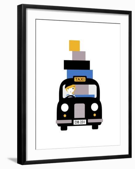 Taxi-Dicky Bird-Framed Giclee Print