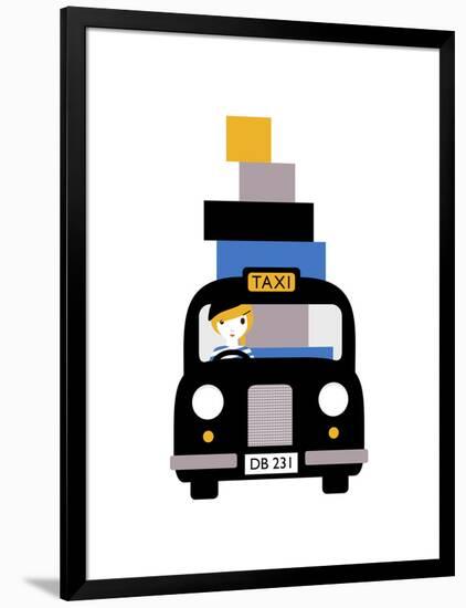 Taxi-Dicky Bird-Framed Giclee Print