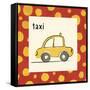 Taxi-null-Framed Stretched Canvas