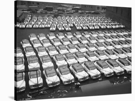 Taxicabs of Striking Cab Drivers-null-Stretched Canvas
