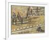 Taxis And Zebra Crosswalk III-Adolf Llovera-Framed Art Print