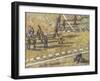 Taxis And Zebra Crosswalk III-Adolf Llovera-Framed Art Print