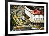 Taxis Diner-Philippe Hugonnard-Framed Giclee Print